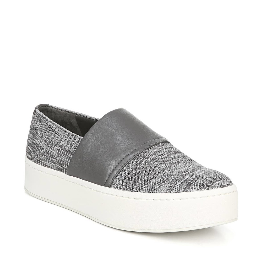 Vince Ward Knit Slip-On Sneaker Grey marble 6.5